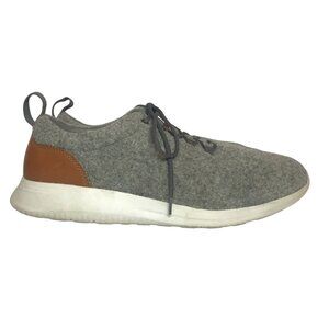 Johnston & Murphy Gray Wool Sneakers Memory Foam Insole Mens 10.5M